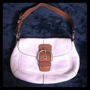 Coach Pebble Leather Collection Shoulder Bag!
